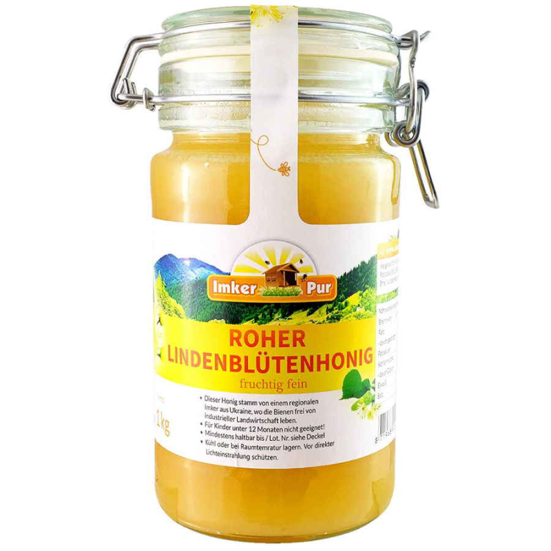 ImkerPur - Roher Lindenhonig - 1000g