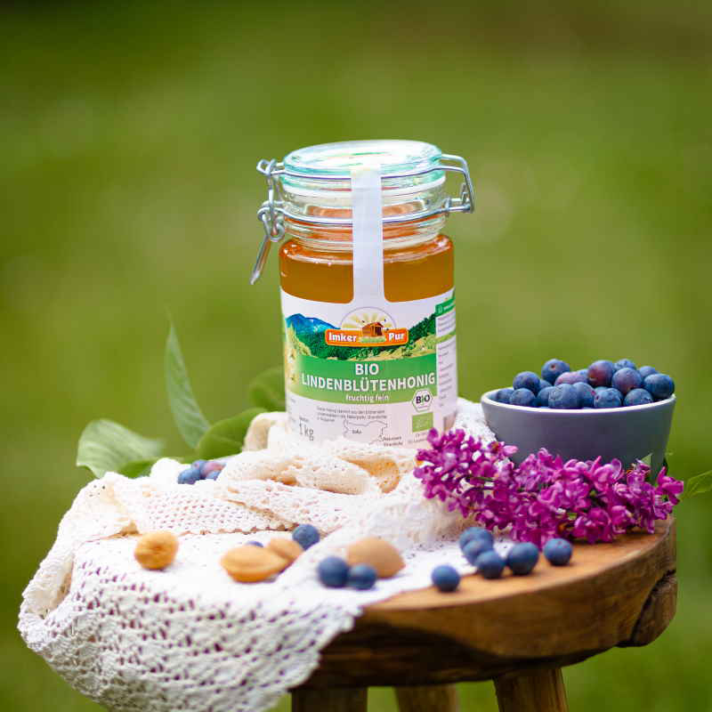 Bio-Lindenblütenhonig (1000g) mit Zitronen-Note | ImkerPur