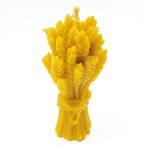 Wachskerze "Feldgruß", 12x7 cm