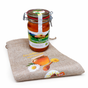 Geschenk Säckchen aus Leinen, 19x33 cm